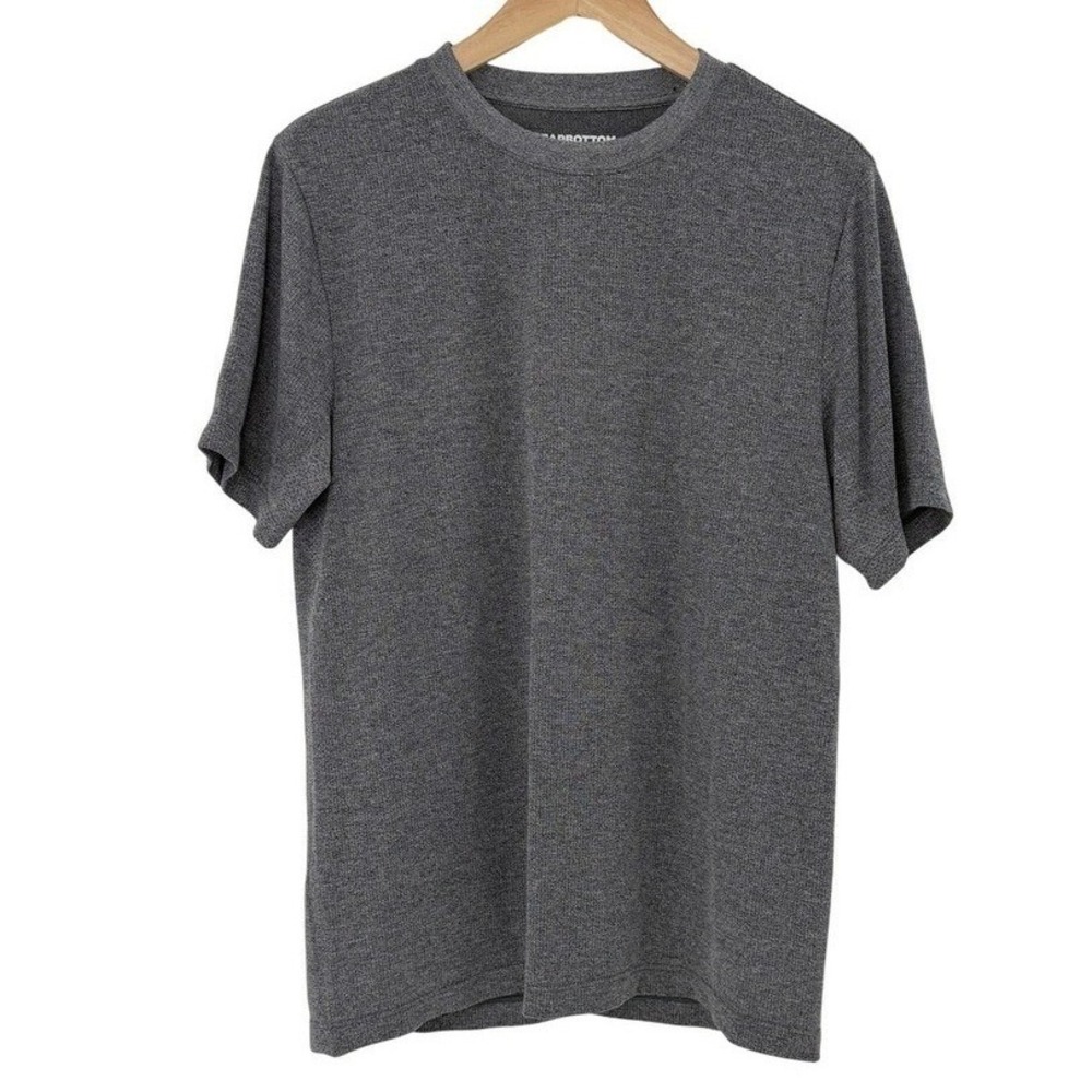 Bearbottom Clothing Men's Gray Textured Short Sleeve T-Shirt Size M